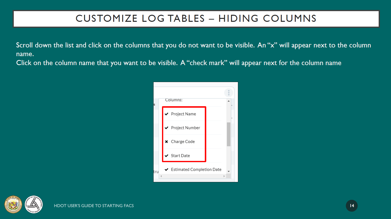 HDOT user guide 14