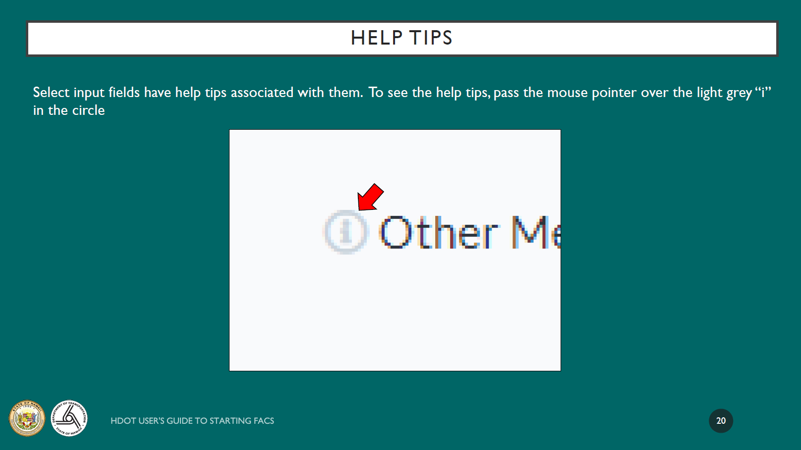 HDOT user guide 20