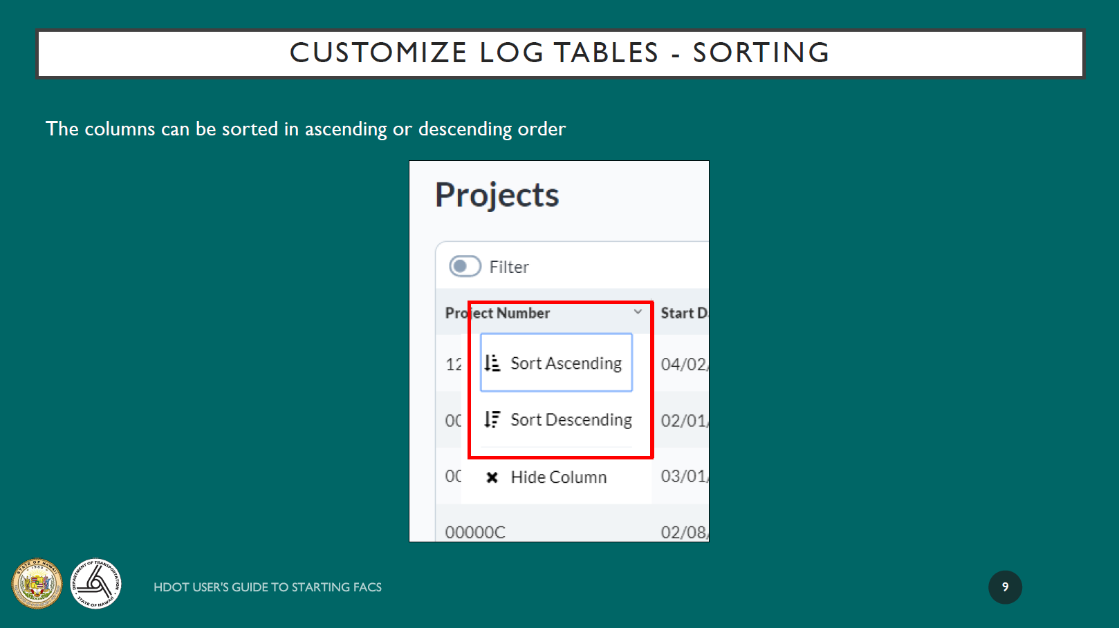 HDOT user guide 9